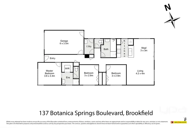 Floorplan of Homely house listing, 137 Botanica Springs Boulevard, Brookfield VIC 3338
