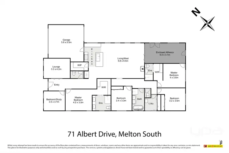 Floorplan of Homely house listing, 71 Albert Drive, Melton South VIC 3338