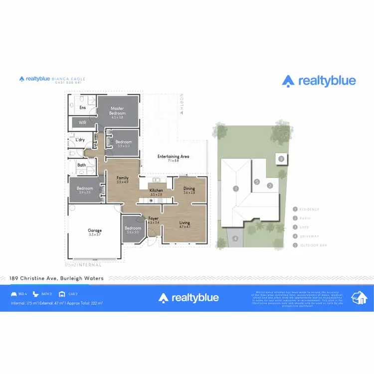 Floorplan of Homely house listing, 189 Christine Avenue, Burleigh Waters QLD 4220