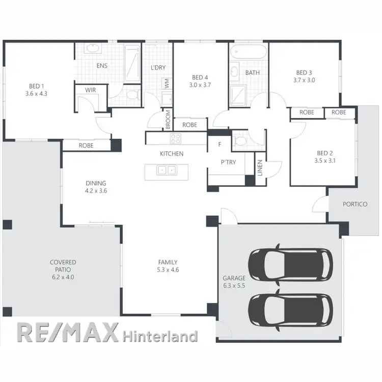 Floorplan of Homely house listing, 302 Bridge Creek Road, Maleny QLD 4552