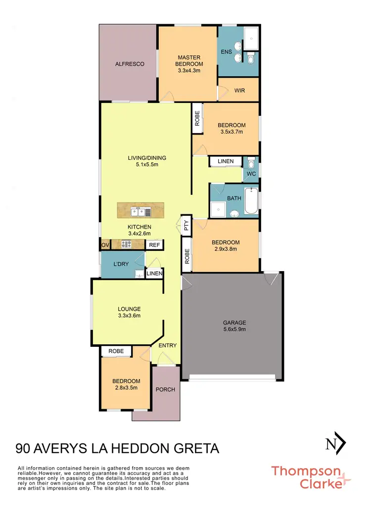 Floorplan of Homely house listing, 90 Averys Lane, Heddon Greta NSW 2321