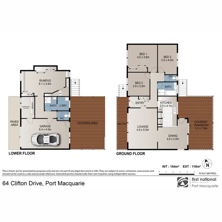 Floorplan of Homely house listing, 64 Clifton Drive, Port Macquarie NSW 2444