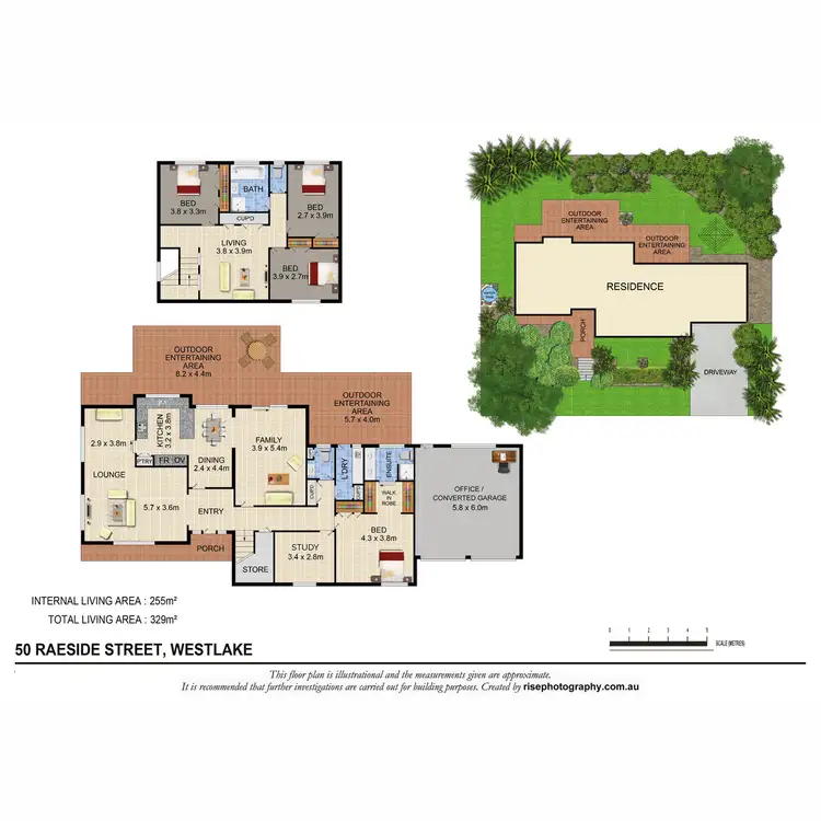 Floorplan of Homely house listing, 50 Raeside Street, Westlake QLD 4074