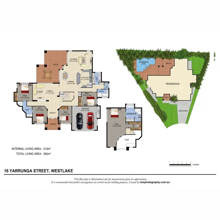 Floorplan of Homely house listing, 16 Yarrunga Court, Westlake QLD 4074