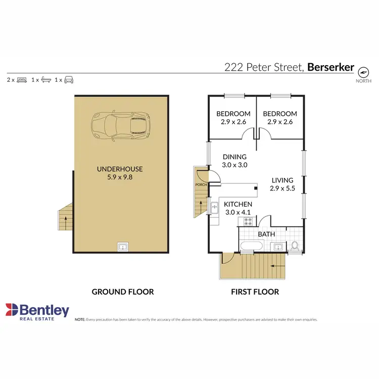 Floorplan of Homely house listing, 222 Peter Street, Berserker QLD 4701