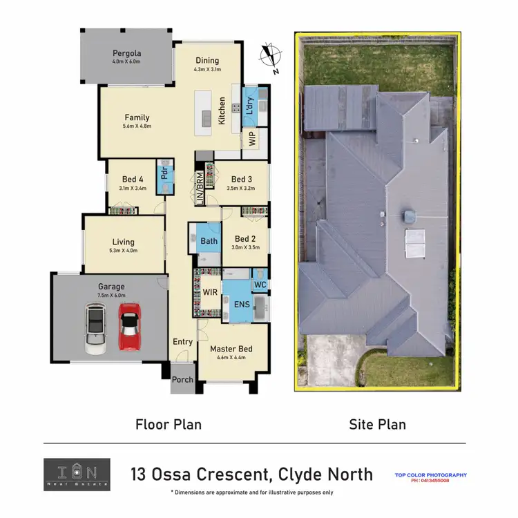 Floorplan of Homely house listing, 13 Ossa Crescent, Clyde VIC 3978