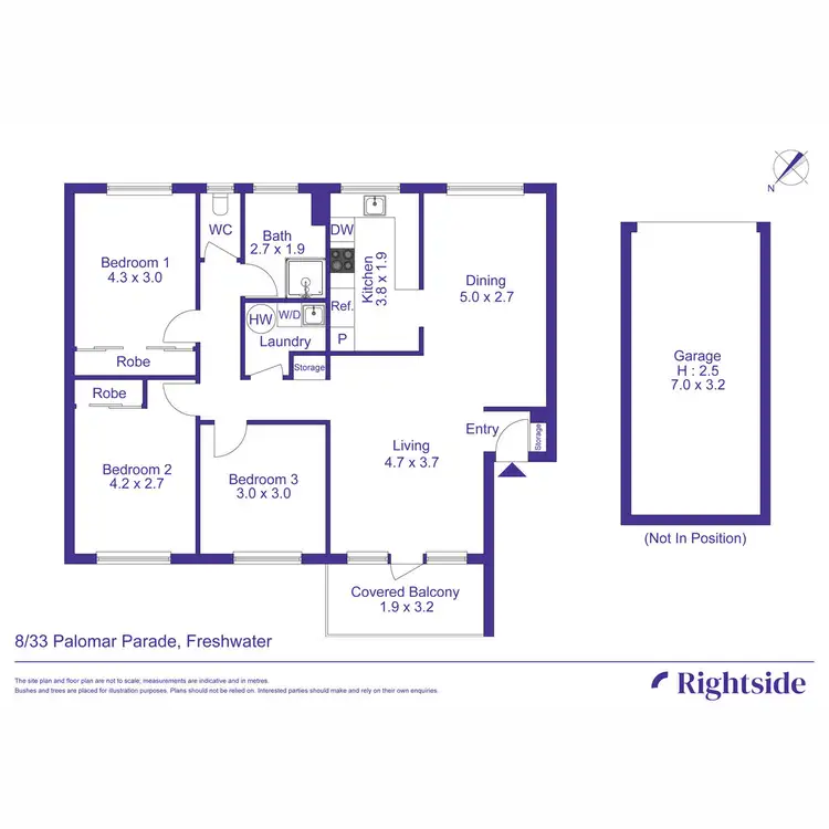 Floorplan of Homely apartment listing, 8/33 Palomar Parade, Freshwater NSW 2096