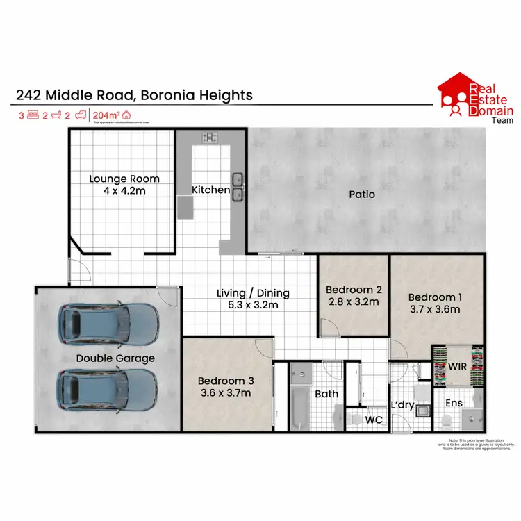 Floorplan of Homely house listing, 242 Middle Road, Boronia Heights QLD 4124