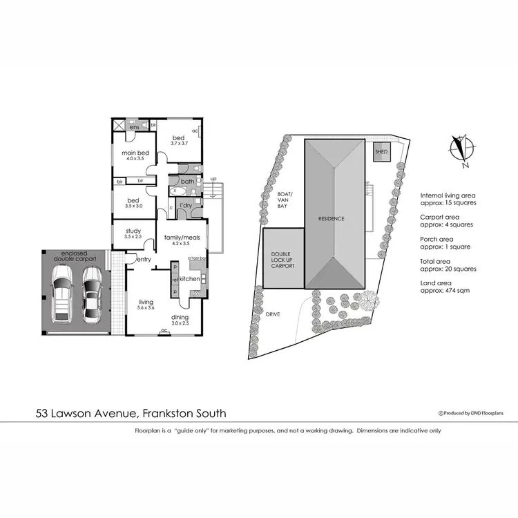 Floorplan of Homely house listing, 53 Lawson Avenue, Frankston South VIC 3199