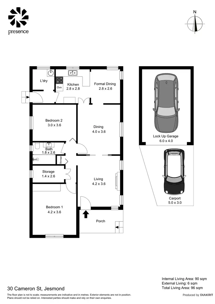 Floorplan of Homely house listing, 30 Cameron Street, Jesmond NSW 2299