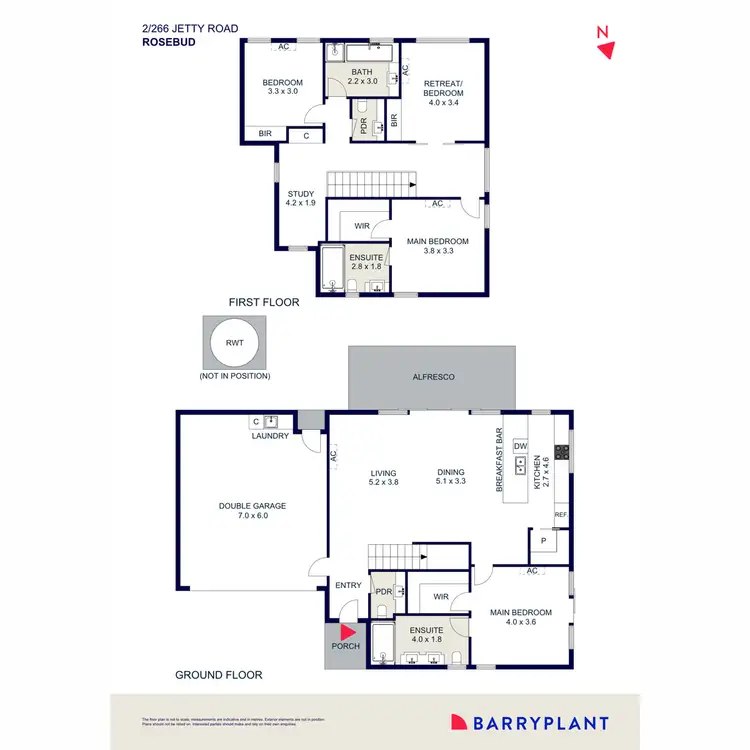 Floorplan of Homely house listing, 3/266 Jetty Road, Rosebud VIC 3939