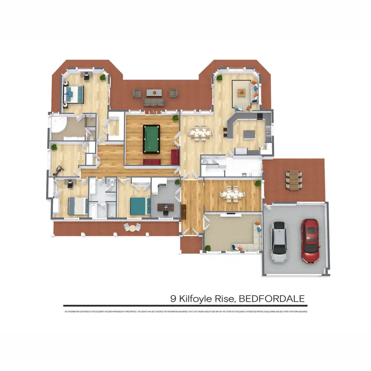 Floorplan of Homely house listing, 9 Kilfoyle Rise, Bedfordale WA 6112