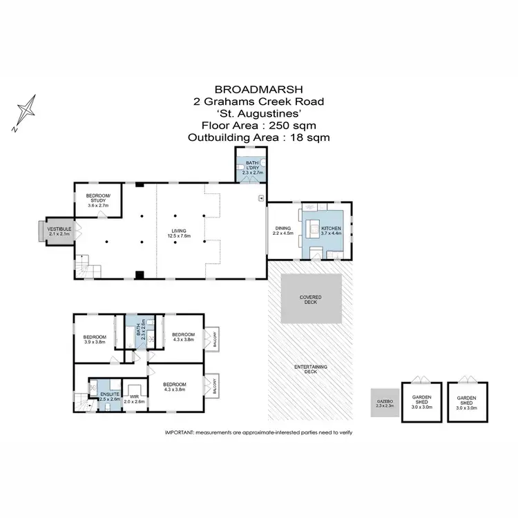 Floorplan of Homely house listing, 2 Grahams Creek Road, Broadmarsh TAS 7030