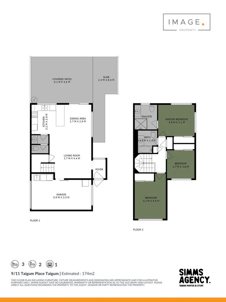Floorplan of Homely townhouse listing, 9/11 Taigum Place, Taigum QLD 4018