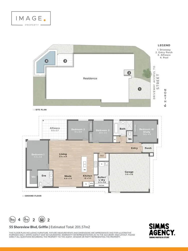Floorplan of Homely house listing, 55 Shoreview Boulevard, Griffin QLD 4503
