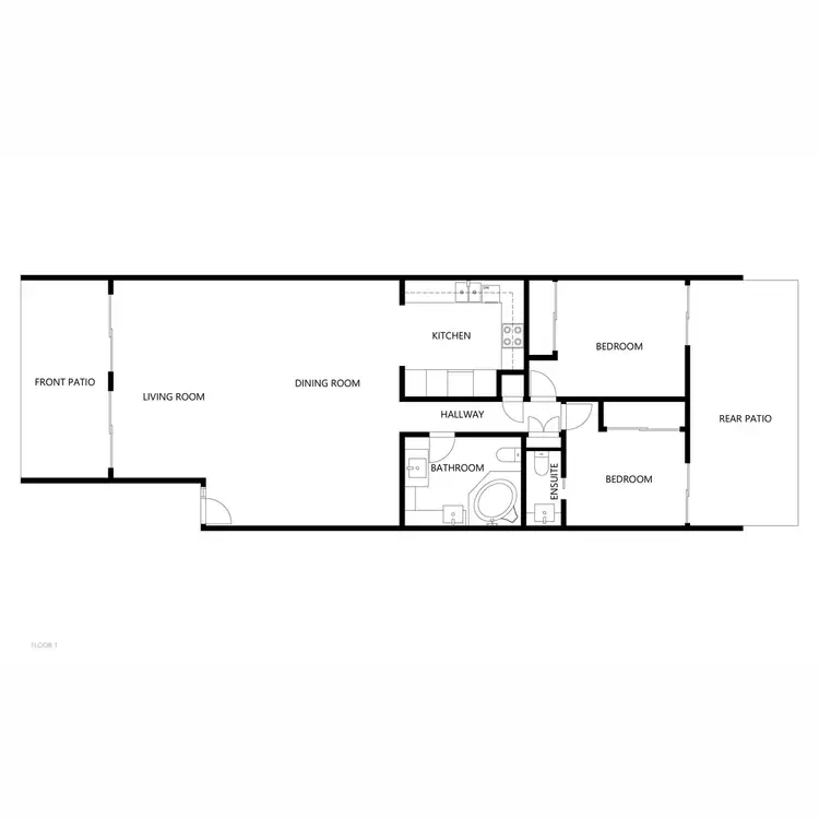 Floorplan of Homely unit listing, 6/10 Marine Parade, Merimbula NSW 2548