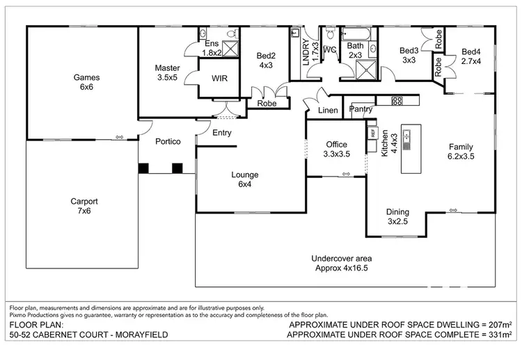 Floorplan of Homely rural property listing, 50-52 Cabernet Court, Morayfield QLD 4506
