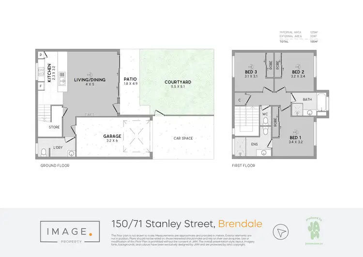 Floorplan of Homely townhouse listing, 150/71 Stanley Street, Brendale QLD 4500