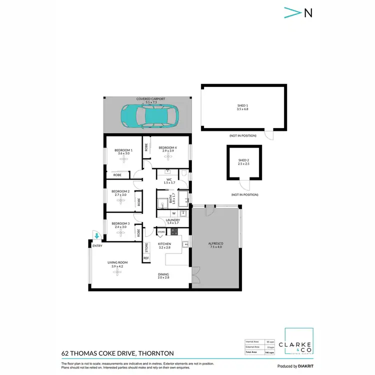 Floorplan of Homely house listing, 62 Thomas Coke Drive, Thornton NSW 2322