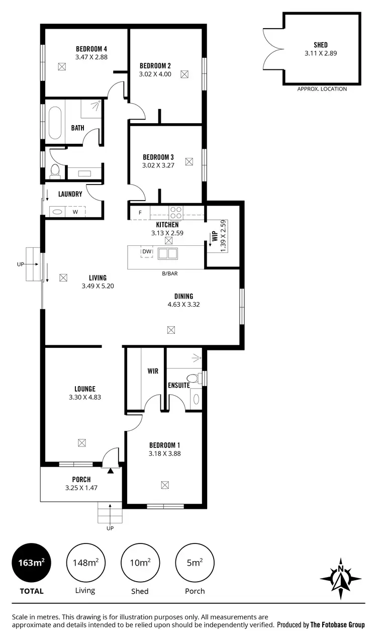 Floorplan of Homely house listing, 8 Barnabas Crescent, Christie Downs SA 5164