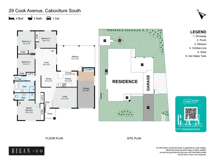 Floorplan of Homely house listing, 29 Cook Avenue, Caboolture South QLD 4510
