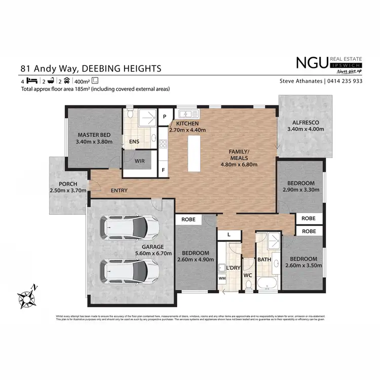 Floorplan of Homely house listing, 81 Andy Way, Deebing Heights QLD 4306