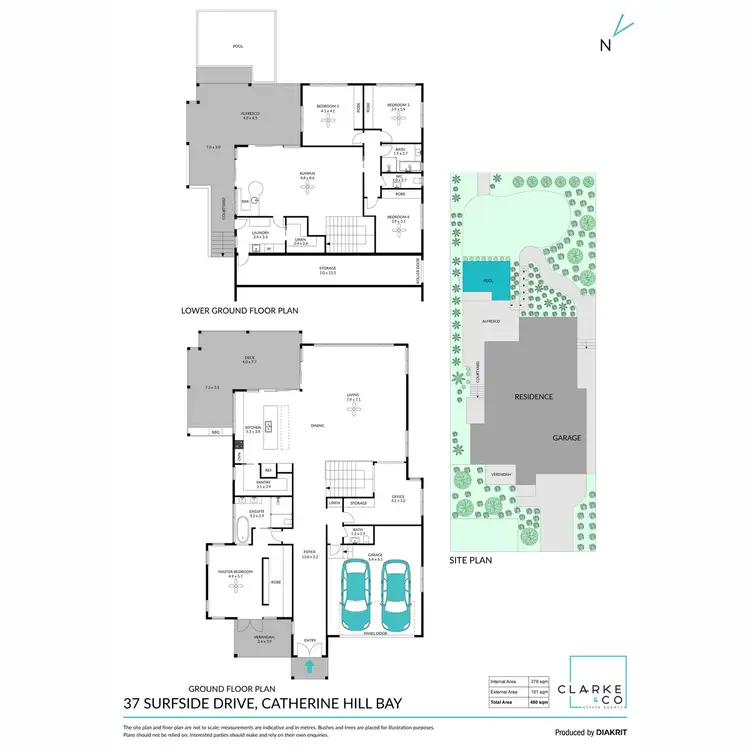 Floorplan of Homely house listing, 37 Surfside Drive, Catherine Hill Bay NSW 2281