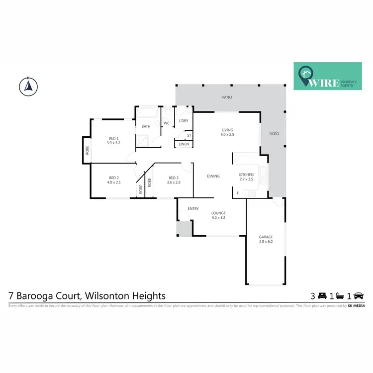 Floorplan of Homely house listing, 7 Barooga Court, Wilsonton Heights QLD 4350