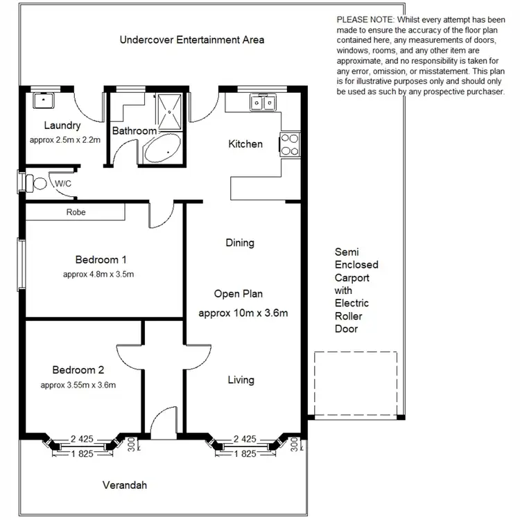 Floorplan of Homely house listing, 24 Paringa Road, Port Augusta SA 5700