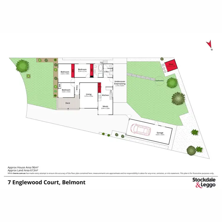 Floorplan of Homely house listing, 7 Englewood Court, Belmont VIC 3216