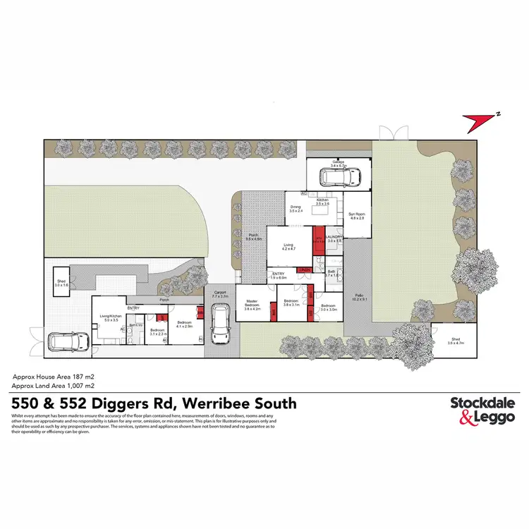 Floorplan of Homely house listing, 550-552 Diggers Road, Werribee South VIC 3030