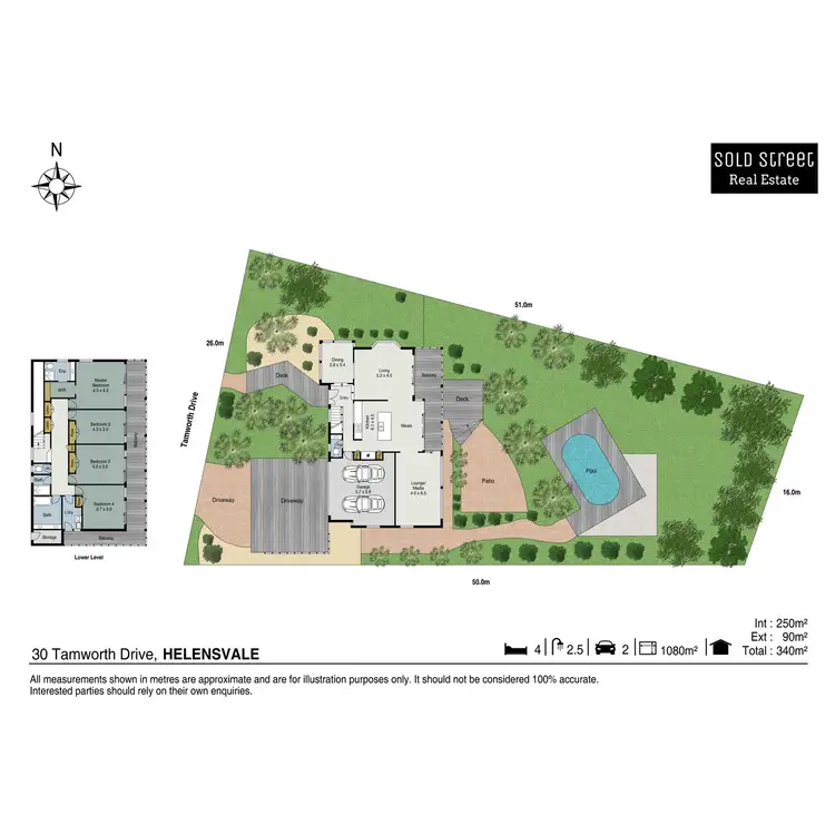 Floorplan of Homely house listing, 30 Tamworth Drive, Helensvale QLD 4212