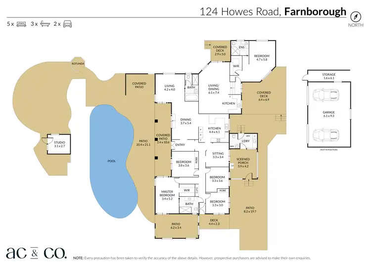 Floorplan of Homely house listing, 124 Howes Road, Farnborough QLD 4703