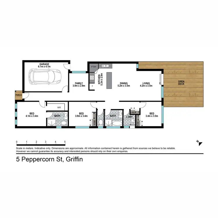Floorplan of Homely house listing, 5 Peppercorn Street, Griffin QLD 4503
