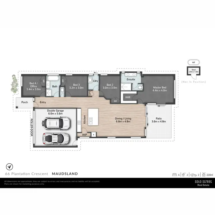Floorplan of Homely house listing, 66 Plantation Crescent, Maudsland QLD 4210