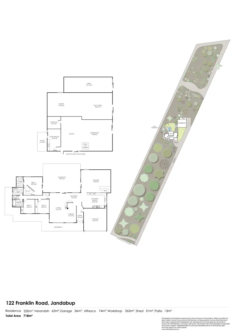 Floorplan of Homely house listing, 122 Franklin Road, Jandabup WA 6077