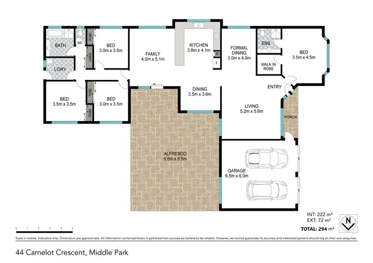 Floorplan of Homely house listing, 44 Camelot Crescent, Middle Park QLD 4074