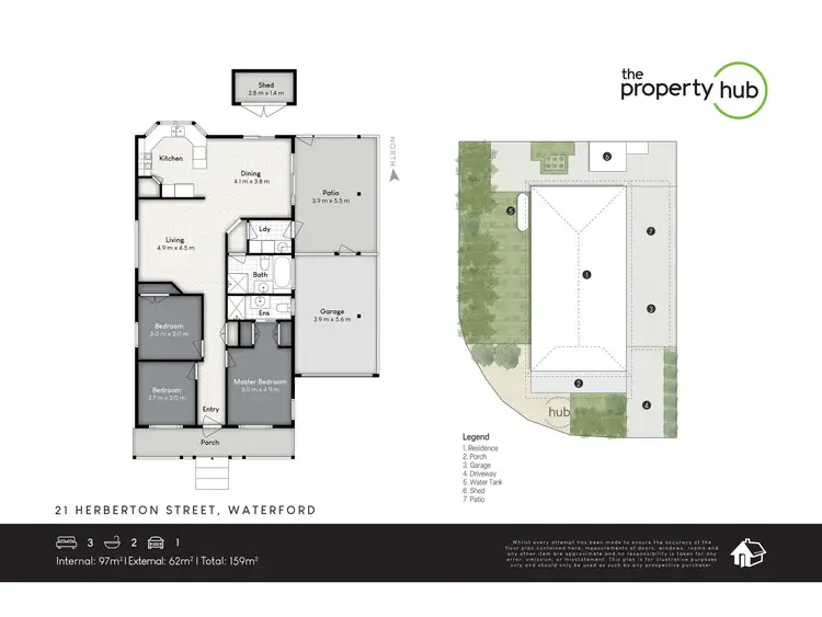Floorplan of Homely house listing, 21 Herberton Street, Waterford QLD 4133