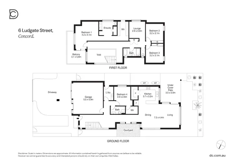 Floorplan of Homely house listing, 6 Ludgate Street, Concord NSW 2137
