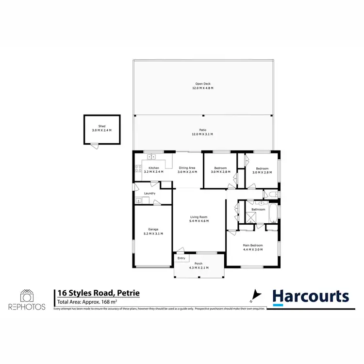 Floorplan of Homely house listing, 16 Styles Road, Petrie QLD 4502