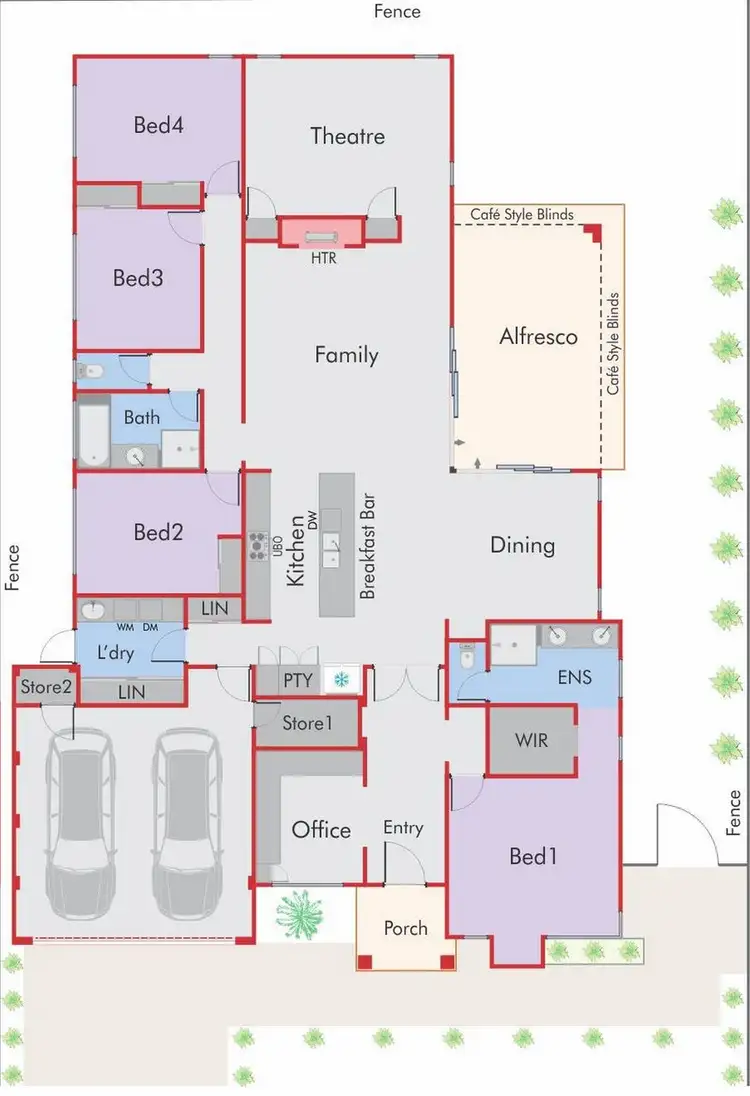 Floorplan of Homely house listing, 29 Cvitan Bend, Madeley WA 6065