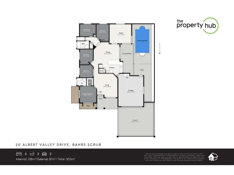 Floorplan of Homely house listing, 20 Albert Valley Drive, Bahrs Scrub QLD 4207