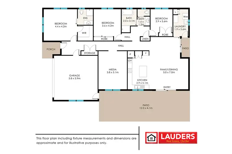 Floorplan of Homely house listing, 4 Curlew Place, Old Bar NSW 2430