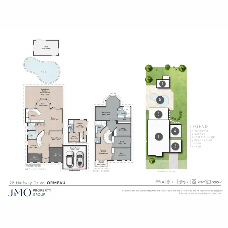 Floorplan of Homely house listing, 98 Halfway Drive, Ormeau QLD 4208