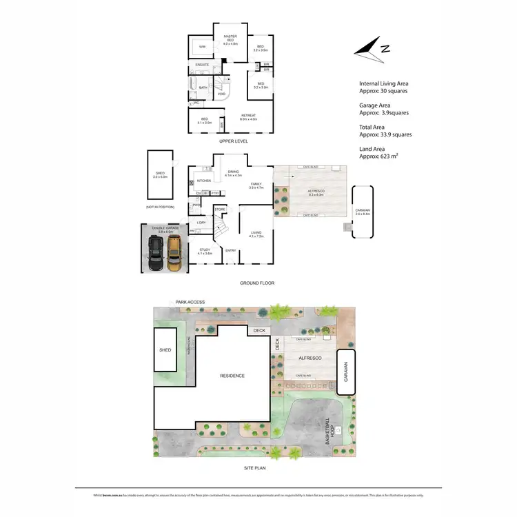 Floorplan of Homely house listing, 5 Twilight Place, Safety Beach VIC 3936