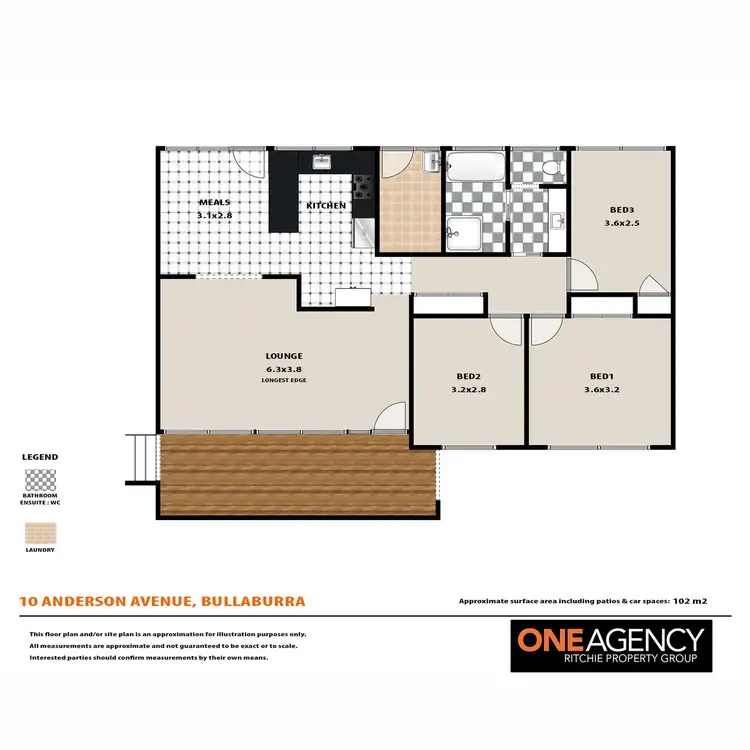 Floorplan of Homely house listing, 10 Anderson Avenue, Bullaburra NSW 2784
