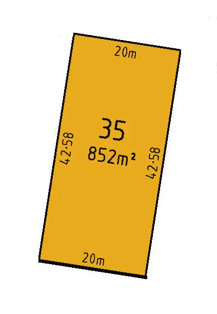 Floorplan of Homely land listing, LOT 35 Snow Gum Road, Heyfield VIC 3858
