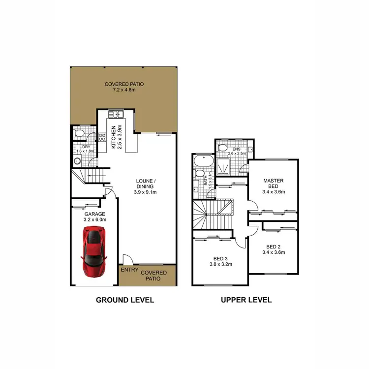 Floorplan of Homely house listing, 11/73 Glass House Circuit, Kallangur QLD 4503