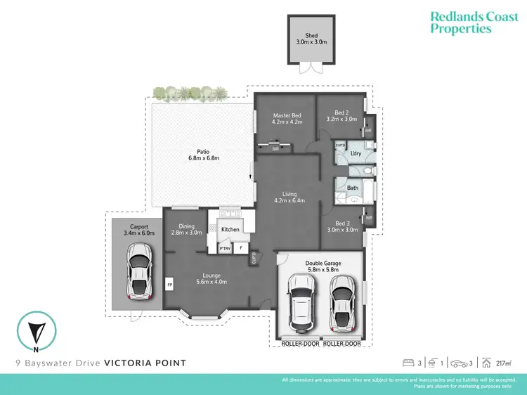 Floorplan of Homely house listing, 9 Bayswater Drive, Victoria Point QLD 4165