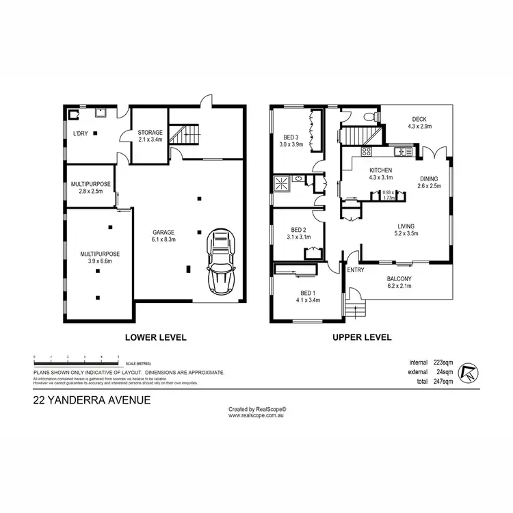 Floorplan of Homely house listing, 22 Yanderra Avenue, Arana Hills QLD 4054